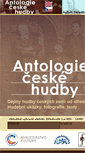 Mobile Screenshot of antologiehudby.cz